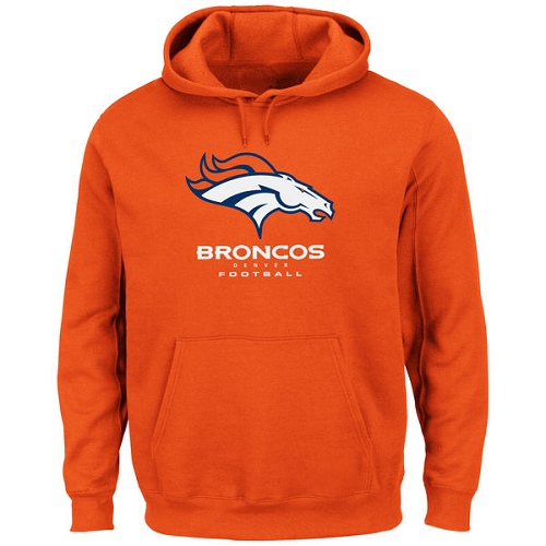 NFL Denver Broncos Critical Victory Pullover Hoodie - Orange